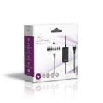 Nedis Universal AC strømadapter | 36 W | 5 - 24 V DC | 1.80 m | 2.4 A - 3.0 A A | 7 plug(s) | Sort Nedis Universal AC strømadapter | 36 W | 5 - 24 V DC | 1.80 m | 2.4 A - 3.0 A A | 7 plug(s) | Sort