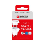 SKROSS Reise Adapter Combo - Verden-till-Israel Earthed