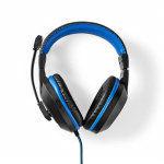 Nedis Gaming Combo Kit | 4-i-1 | Tastatur, headset, mus og musematte | Blå / Sort | QWERTZ | DE Layout