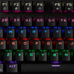 Nedis Wired Gaming Keyboard | USB | Mekaniske Nøkler | RGB | US International | USA Layout | USB-Strøm | Strømkabel lengde: 1.70 m | Gaming
