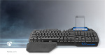 Nedis Wired Gaming Keyboard | USB | Mekaniske Nøkler | RGB | US International | USA Layout | USB-Strøm | Strømkabel lengde: 1.70 m | Gaming