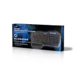 Nedis Wired Gaming Keyboard | USB | Mekaniske Nøkler | RGB | US International | USA Layout | USB-Strøm | Strømkabel lengde: 1.70 m | Gaming