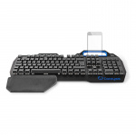 Nedis Wired Gaming Keyboard | USB | Mekaniske Nøkler | RGB | Nordic | ND Layout | USB-Strøm | Strømkabel lengde: 1.70 m | Gaming Nedis Wired Gaming Keyboard | USB | Mekaniske Nøkler | RGB | Nordic | ND Layout | USB-Strøm | Strømkabel lengde: 1.70 m | Gaming