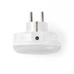 Nedis Plug-In LED Night Light | Dag/natt sensor | 3680 W | 10 lm | Blå / Grøn / Hvit