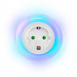 Nedis Plug-In LED Night Light | Dag/natt sensor | 3680 W | 10 lm | Blå / Grøn / Hvit