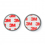 Nedis Detektorfeste | Diameter: 39.4 mm | Magnetisk | Teip | Sølv