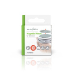 Nedis Detektorfeste | Diameter: 39.4 mm | Magnetisk | Teip | Sølv