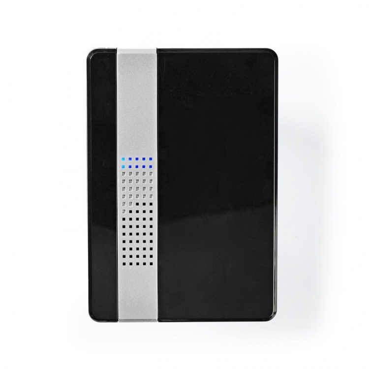 Nedis Trådløs ringeklokke Set | Nettstrøm drevet | 220 - 240 V AC 50 Hz | 1x CR2032 | Volum: 80 dB | Signalområde (siktelinje): 300 m | IP44 | Justerbar volum | 36 Melodier | 1 Mottaker | Sort