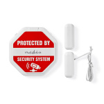 Nedis Dør Vindu Alarm | Batteri drevet | 2x CR2032 | 85 dB | Hvit Nedis Dør Vindu Alarm | Batteri drevet | 2x CR2032 | 85 dB | Hvit