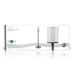 Nedis Speaker Mount | Kompatibel med: Sonos® One SL™ / Sonos® One™ / Sonos® PLAY:1™ | Gulv | 3 kg | Fort | ABS / Stål | Sort