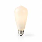 Nedis SmartLife LED Lyspære | E27 | 500 lm | 5 W | Varm Hvit | 2700 K | Glass | Android™ / IOS | ST64 | 1 stk