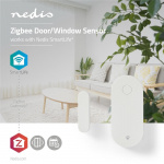 Nedis SmartLife Dørvindussensor | Zigbee 3.0 | Batteri drevet | Android™ / IOS | Hvit