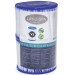 Bestway filterpatron for Lay-Z-Spa (VI) 2-pakning
