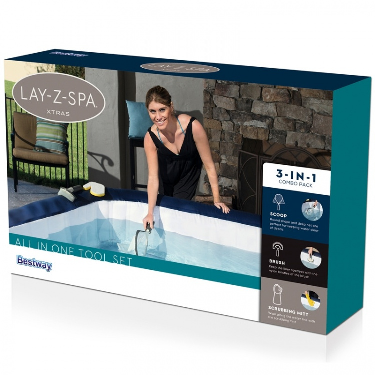 Bestway alt-i-ett-sett for Lay-Z-Spa og mindre bassenger