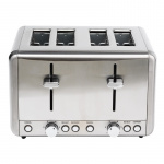 Champion Brødrister 4 plater 1000W BR420 Rustfritt stål