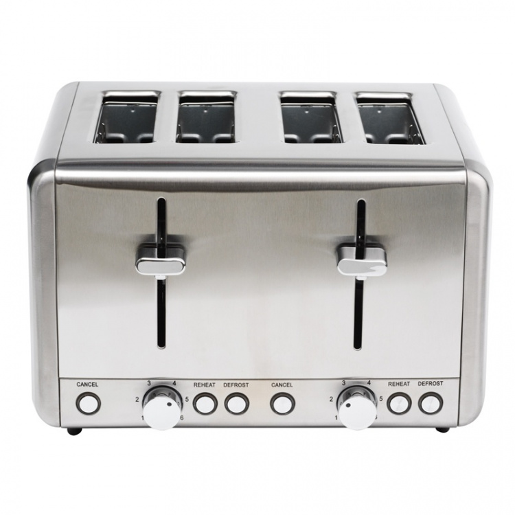 Champion Brødrister 4 plater 1000W BR420 Rustfritt stål