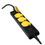 LogiLink 4-veis utendørs strømuttak IP44