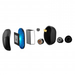 Celly Flip1 True Wireless Headset-ørepropper svart