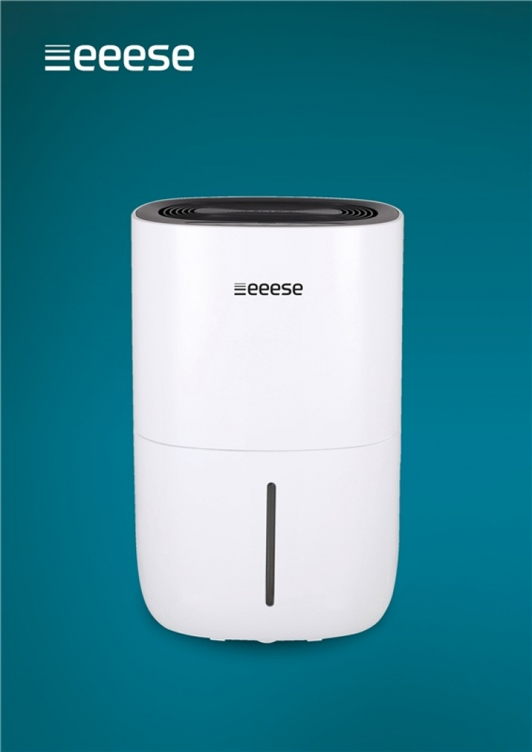 Adam - avfuktare 100m2, 44dB, wifi - Google Home, timer, 2 hastigheter, torkfunktion