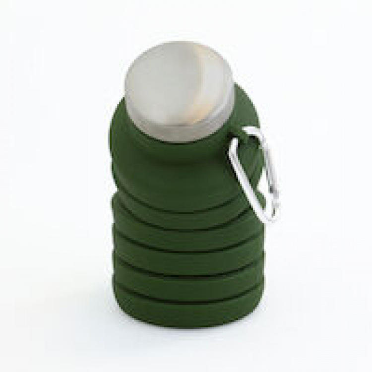 Orrefors Hunting Vannflaske Silikon, Mørkegrønn, 500 ml Orrefors Hunting Vannflaske Silikon, Mørkegrønn, 500 ml