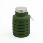 Orrefors Hunting Vannflaske Silikon, Mørkegrønn, 500 ml Orrefors Hunting Vannflaske Silikon, Mørkegrønn, 500 ml