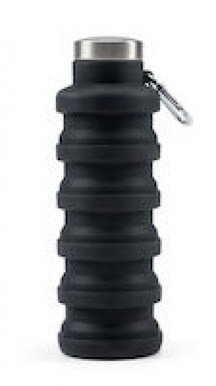 Orrefors Hunting Vannflaske i silikon, svart, 500 ml Orrefors Hunting Vannflaske i silikon, svart, 500 ml