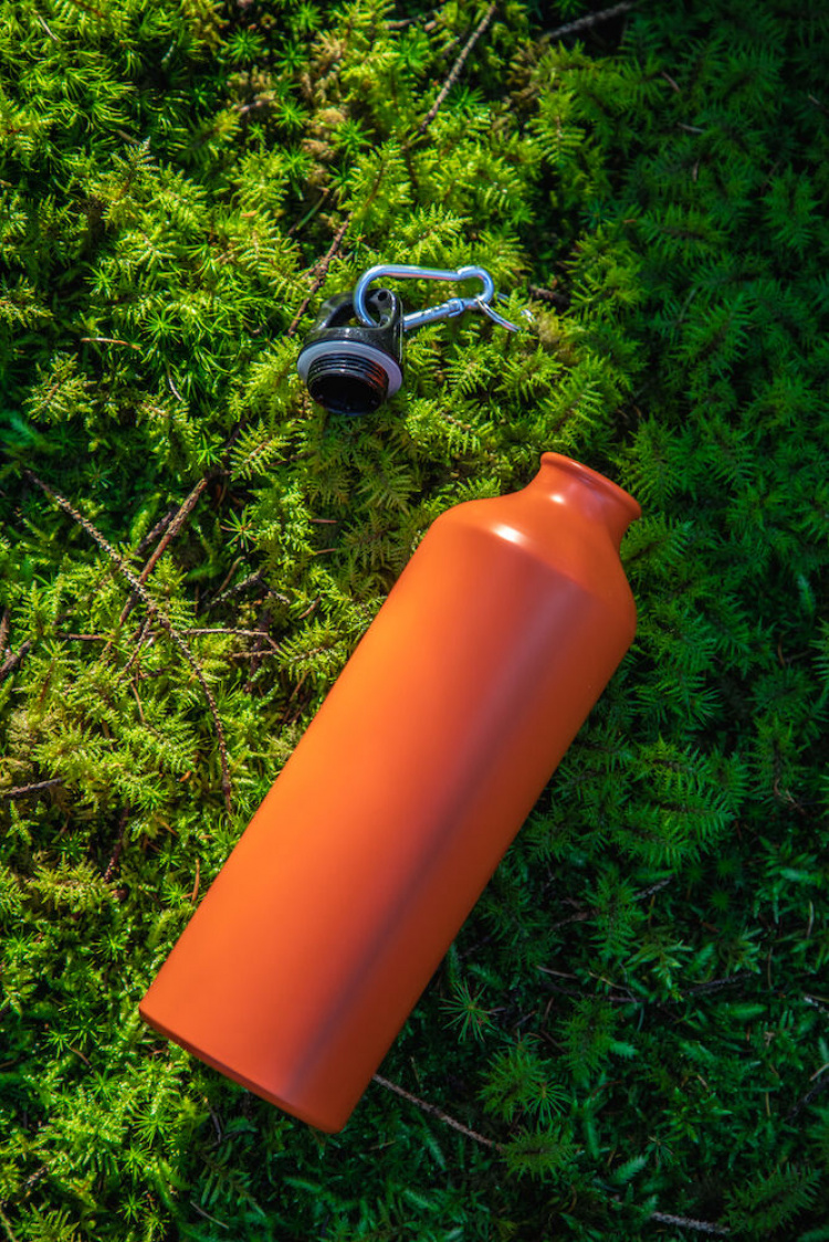 Orrefors Hunting Flaske i aluminium, rosa