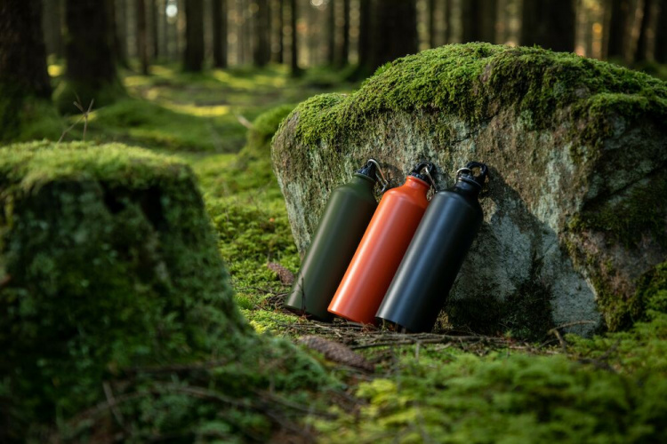 Orrefors Hunting Flaske i aluminium, oransje