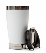 Orrefors Jernverk Vakuumisolert krus med flaskeåpner, hvit Orrefors Jernverk Vakuumisolert krus med flaskeåpner, hvit