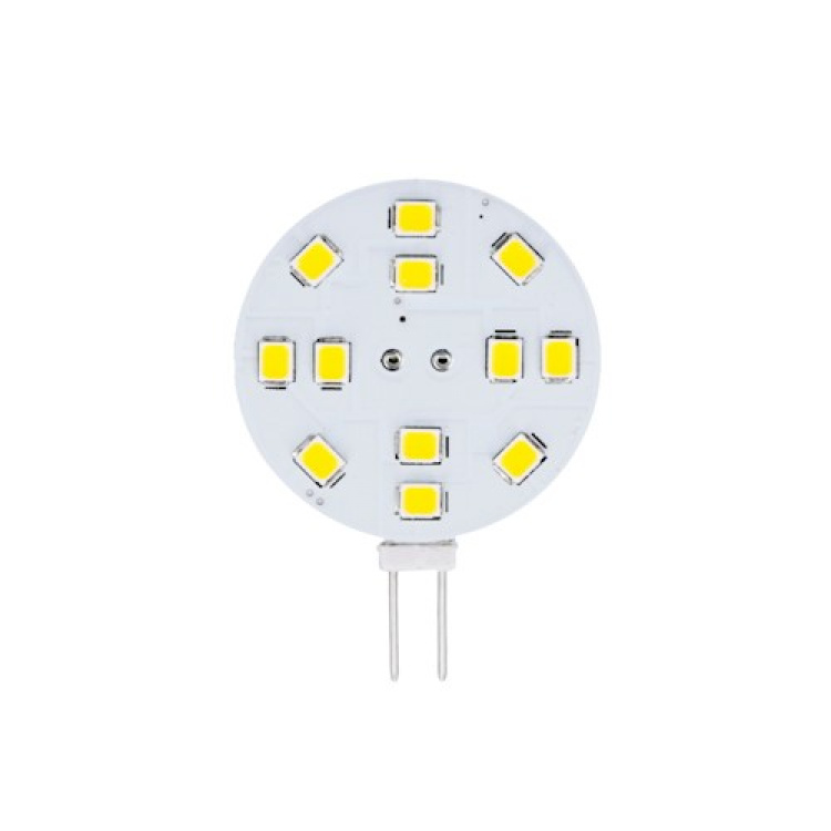 Forever Light LED-lampe G4, rund, 2W, 12V, 6000k, 180lm Forever Light LED-lampe G4, rund, 2W, 12V, 6000k, 180lm
