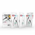 XO USB - USB-C-kabel, 1,0 m, 2,4A, svart XO USB - USB-C-kabel, 1,0 m, 2,4A, svart