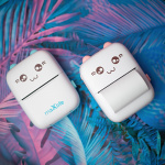 Maxlife MXTP-100 Thermal Printer - bærbar miniskriver med Bluetooth, rosa  Maxlife MXTP-100 Thermal Printer - bærbar miniskriver med Bluetooth, rosa