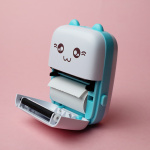 Maxlife MXTP-100 Thermal Printer - bærbar miniskriver med Bluetooth, blå Maxlife MXTP-100 Thermal Printer - bærbar miniskriver med Bluetooth, blå