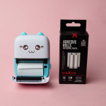 Maxlife MXTP-100 Thermal Printer - bærbar miniskriver med Bluetooth, blå Maxlife MXTP-100 Thermal Printer - bærbar miniskriver med Bluetooth, blå