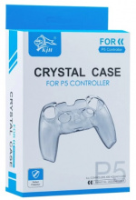 Silikonhåndtak Crystal-etui for PS5-kontroller, gjennomsiktig Silikonhåndtak Crystal-etui for PS5-kontroller, gjennomsiktig