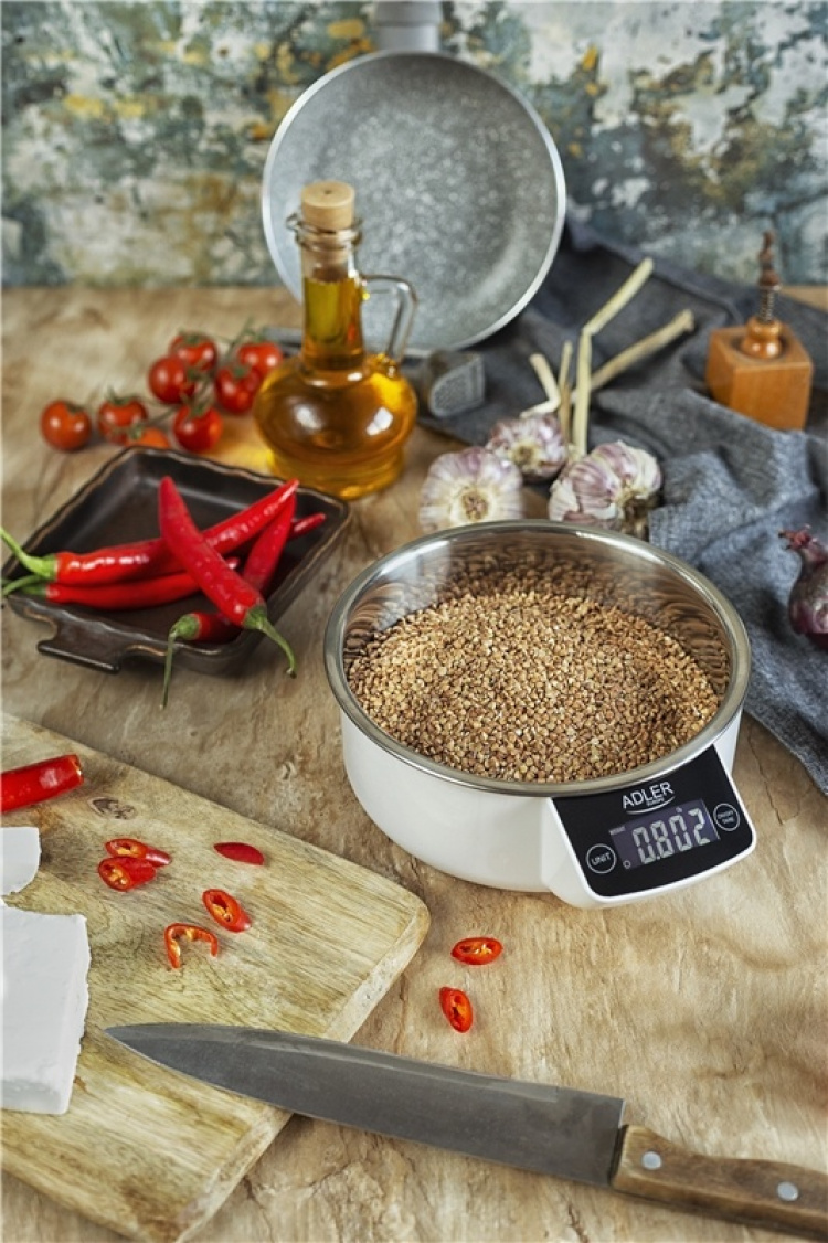 Adler AD 3166 Kjøkkenvekt med skål