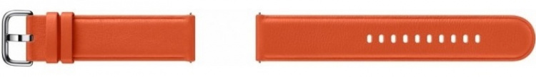 Samsung lærarmbånd til Galaxy Watch, oransje Samsung lærarmbånd til Galaxy Watch, oransje