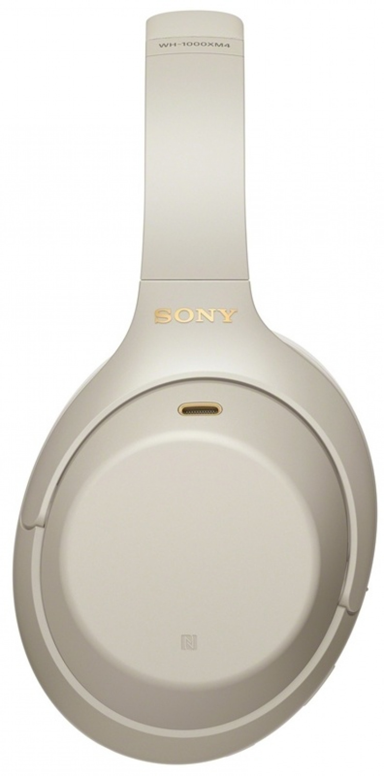 Sony WH-1000XM4 Støyreduserende trådløse hodetelefoner, sølv Sony WH-1000XM4 Støyreduserende trådløse hodetelefoner, sølv