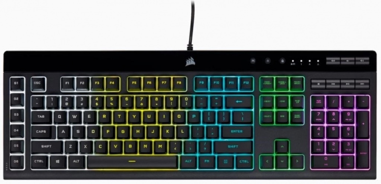 Corsair K55 RGB PRO spilltastatur Corsair K55 RGB PRO spilltastatur