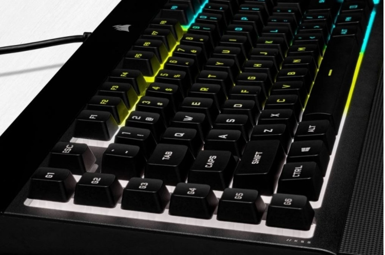 Corsair K55 RGB PRO spilltastatur Corsair K55 RGB PRO spilltastatur