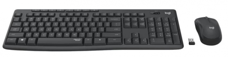 Logitech MK295 Lydløs trådløs kombo - GRAPHITE NORDIC Logitech MK295 Lydløs trådløs kombo - GRAPHITE NORDIC