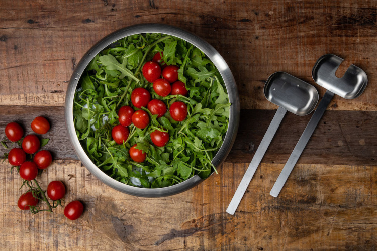 Orrefors Jernverk Salatbolle i rustfritt stål