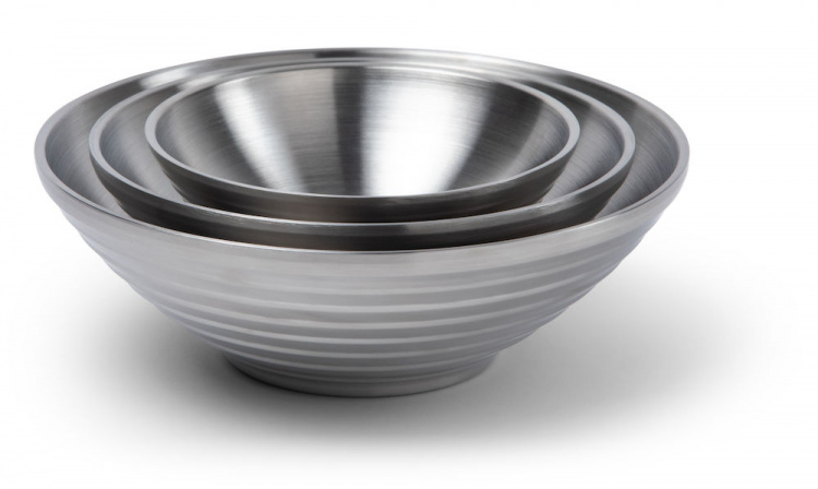 Orrefors Jernverk Skål Rustfri dobbelvegg 3-pakning