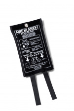 Kosta Linnewäfveri Brannteppe semsket skinn, svart Kosta Linnewäfveri Brannteppe semsket skinn, svart