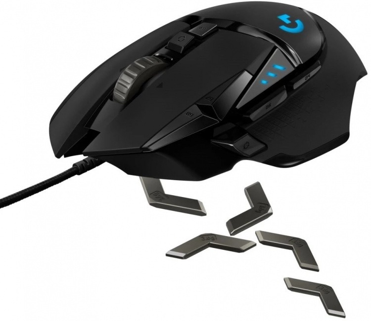 Logitech G502 HERO spillmus med høy ytelse Logitech G502 HERO spillmus med høy ytelse