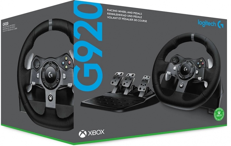 Logitech G920 Driving Force Racing Wheel (PC/Xbox One)