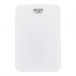 Adler AD 3167 Vanntett kjøkkenvekt, hvit