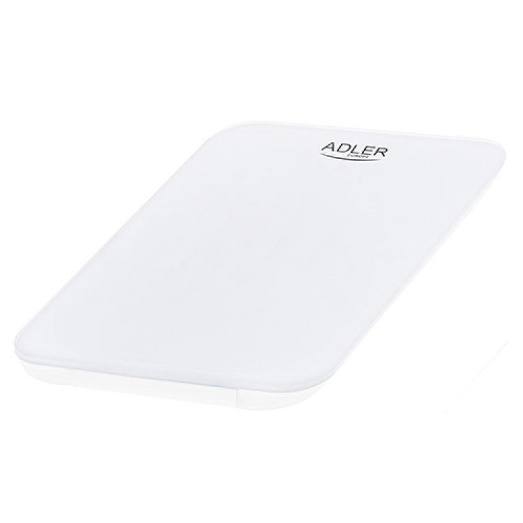 Adler AD 3167 Vanntett kjøkkenvekt, hvit