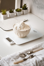 Adler AD 3167 Vanntett kjøkkenvekt, hvit