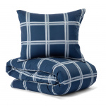 Lord Nelson Victory Norgård Satin sengesett, Navy